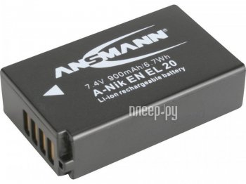 Аккумулятор для фото\видеотехники Ansmann 1400-0025 (схожий с Nikon EN-EL20) 10655