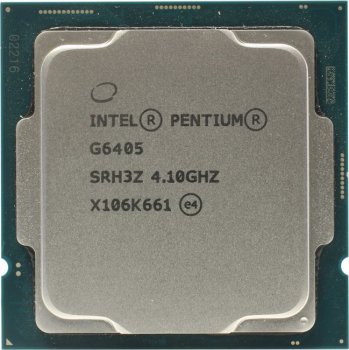 Процессор Intel Pentium G6405 4.1 GHz/2core/SVGA HD Graphics/4Mb/58W/8 GT/s LGA1200
