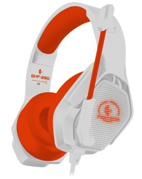 Наушники с микрофоном Jet.A GHP-280 White - Orange