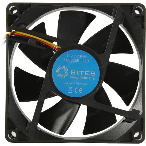 Вентилятор 5bites (3пин, 80x80x25мм, 23дБ, 2000 об/мин) :: Салон 2116