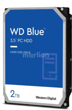 Жесткий диск 2 Тб SATA 6Гб/s Western Digital Blue <WD20EZBX> 3.5" 7200rpm 256Mb