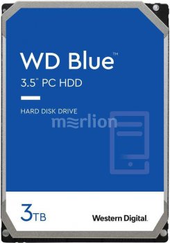 Жесткий диск WD Original SATA-III 3 Тб WD30EZAZ Blue (5400rpm) 256Mb 3.5"