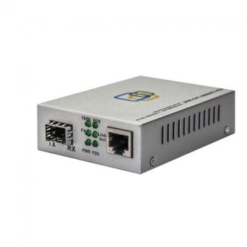 Медиаконвертер SNR-CVT-1000SFP-V2 SNR 10/100/1000-Base-T / 1000Base-FX с SFP-портом