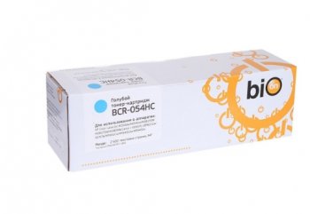Картридж Bion BCR-054HC для Canon i-Sensys LBP-620/621/623/640/MF-640/641/642/643/644/645 (2600 стр.),Голубой, с чипом