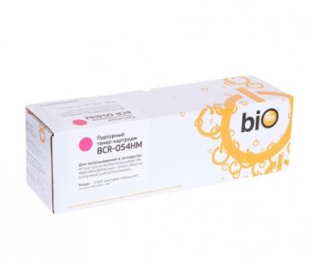 Картридж Bion BCR-054HM для Canon i-Sensys LBP-620/621/623/640/MF-640/641/642/643/644/645 (2300 стр.), Пурпурный, с чипом