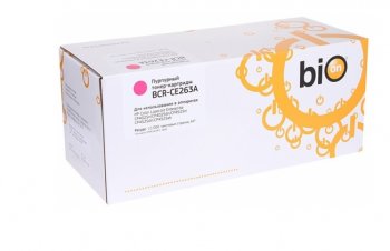 Картридж Bion BCR-CE263A для HP Color LaserJet Enterprise CP4025n/CP4025dn/CP4525n/CP4525dn/CP4525xh (10000 стр.), Пурпурный, с чипом