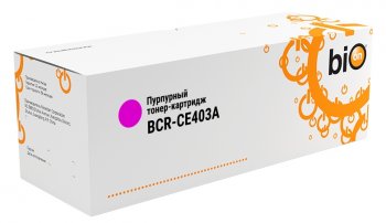Картридж Bion BCR-CE403A для HP LaserJet Enterprise M551/M575, HP LaserJet M570, HP LaserJet Pro M570 (6000 стр.), Пурпурный, с чипом