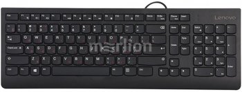 Клавиатура Lenovo 300 черный USB для ноутбука