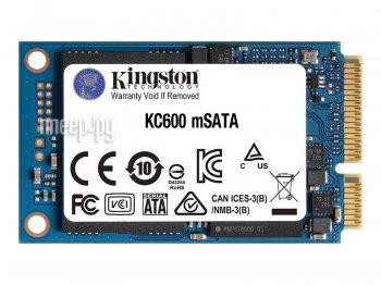 Твердотельный накопитель (SSD) Kingston SSD 512GB KC600 Series SKC600MS/512G mSATA