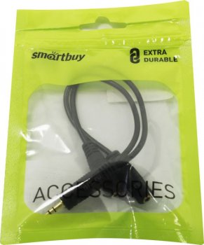 Разветвитель Smartbuy <A214> Jack3.5-M --> 2xJack3.5-F