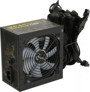Блок питания Aerocool KCAS PLUS GOLD 750W (RTL) 750W ATX (24+2x4+3x6/8пин)
