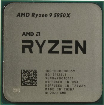 Процессор AMD Ryzen 9 5950X (100-000000059) 3.4 GHz/16core/8+64Mb/105W Socket AM4
