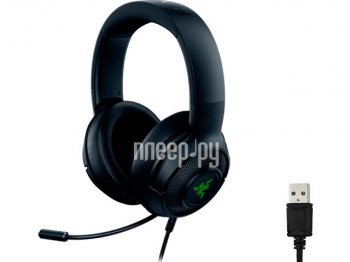 Наушники с микрофоном Razer Kraken V3 X RZ04-03750100-R3M1