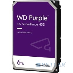 Жесткий диск 6 Тб SATA 6Гб/s Western Digital Purple SC HA510 <WD62PURX(-78)> 3.5"