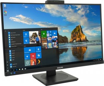 Монитор 27" PHILIPS 275B1H/00 с поворотом экрана (LCD, 2560x1440, DVI, HDMI, DP, cam, USB3.2 Hub)