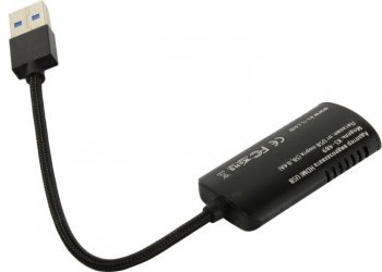 Устройство видеозахвата KS-is <KS-489> Адаптер видеозахвата HDMI 19F -> USB3.0