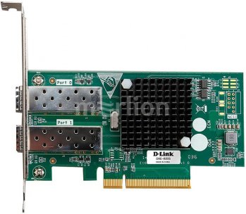 Сетевая карта внутренняя D-Link <DXE-820S /A1A> PCI-Ex8 2x10GBase-X