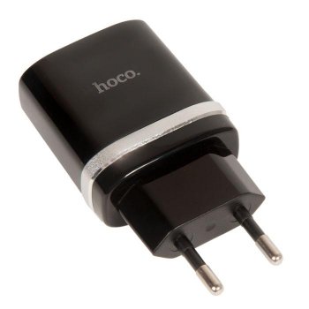 Зарядка USB-устройств HOCO c12Q Smart QC3.0, кабель Type-C, один порт USB, 5V, 3.0A, черный 6931474716293