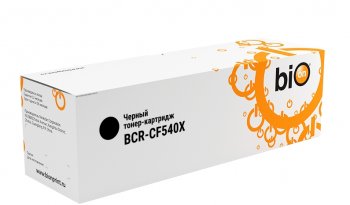Картридж Bion BCR-CF540X для HP Color Laserjet Pro M254/254DW/254NW/MFP M281CDW/281FDN/281FDW/280/280NW (3200 стр.), Черный, с чипом