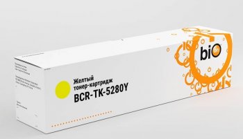 Картридж Bion BCR-TK-5280Y для Kyocera P6235cdn/M6235cidn/M6635cidn (11000 стр.), Желтый, с чипом