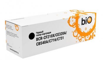 Картридж Bion CF210X/CE320A/CB540A/C716/C731 для HP LJ Pro M251/M276/CM1415/CP1525/CM1312/CP1215/1515;Canon LBP5050/MF8030/8050/8080/LBP5050/8080/7100