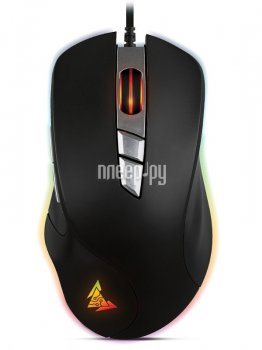 Мышь проводная Crown CMGM-903 черный, 7000 dpi, USB, кнопки - 7