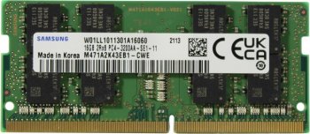 Оперативная память для ноутбуков Original SAMSUNG <M471A2K43EB1-CWE> DDR4 SODIMM 16Gb <PC4-25600> (for NoteBook)