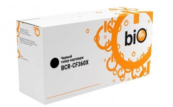 Картридж Bion BCR-CF360X для HP LaserJet Enterprise M552/M553/M577 (12500 стр.), Черный, с чипом