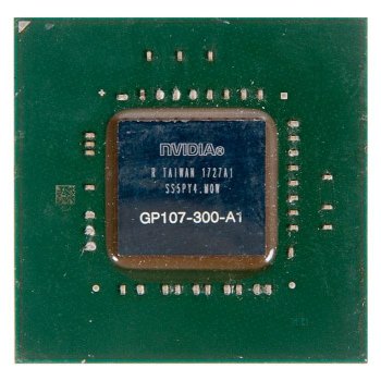 Видеочип nVidia GTX1050, с разбора GP107-300-A1