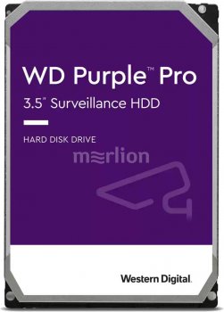 Жесткий диск WD Original SATA-III 10Тб WD101PURP Video Purple Pro (7200rpm) 256Mb 3.5"
