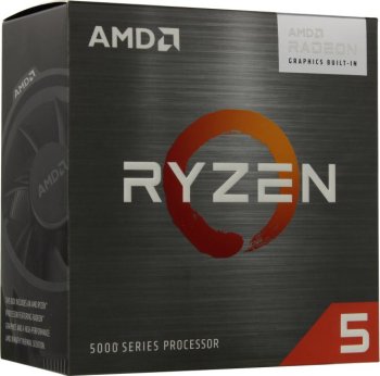 Процессор AMD Ryzen 5 5600G BOX (100-100000252BOX) 3,90GHz, Turbo 4,40GHz, Vega 7 AM4