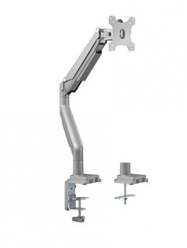 Кронштейн для мониторов Ultramounts UM708 серебристый 17"-32" макс.9кг крепление к столешнице поворот и наклон