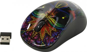 Мышь беспроводная QUMO Wireless Mouse <Totem M41> (RTL) USB 3btn+Roll, <23650>