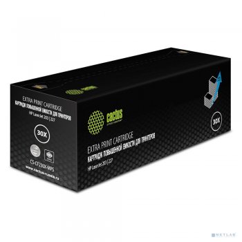 Картридж Cactus CS-CF230X-MPS CF230XX черный (5000стр.) для HP LJ 203/227