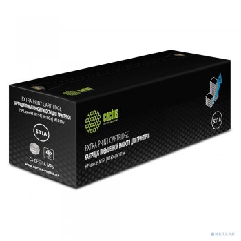 Картридж Cactus CS-CF531A-MPS CF531X голубой (2700стр.) для HP LaserJet M154/M180n/M181fw