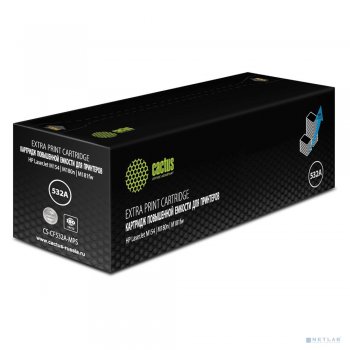 Картридж Cactus CS-CF532A-MPS CF532X желтый (2700стр.) для HP LaserJet M154/M180n/M181fw