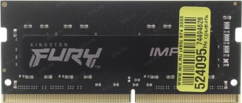 Оперативная память для ноутбуков Kingston FURY Impact <KF432S20IB/8> DDR4 SODIMM 8Gb <PC4-25600> CL20 (for NoteBook)