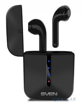 Наушники с микрофоном Sven E-335B черный беспроводные bluetooth в ушной раковине (SV-020354)