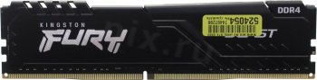 Оперативная память Kingston Fury Beast <KF432C16BBK4/16> DDR4 DIMM 16Gb KIT 4*4Gb <PC4-25600> CL16