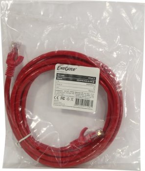 Кабель UTP Patch Cord UTP кат.6 2м, красный