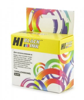 Картридж Hi-Black (CH563HE) для HP DJ 1050/2050/2050S, №122XL, Bk