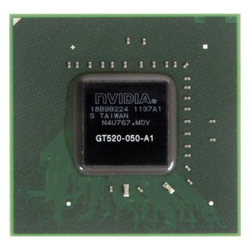 Видеочип nVidia GeForce GT525M, с разбора GT520