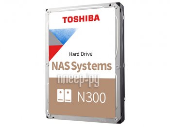 Жесткий диск 6 Тб SATA 6Гб/s Toshiba NAS N300 <HDWG460UZSVA> 3.5" 7200rpm
