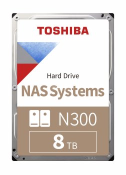 Жесткий диск 8 Тб SATA 6Гб/s Toshiba NAS N300 <HDWG480UZSVA> 3.5" 7200rpm 256Mb
