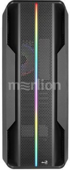 Корпус Miditower Aerocool <Splinter Duo-G-BK-V1> Black ATX без БП