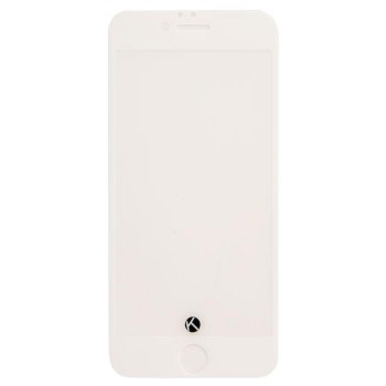 Защитное стекло для смартфона Full Glue Premium Krutoff для Apple iPhone 6, iPhone 6S, белый