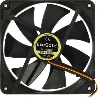 Вентилятор ExeGate <EX288928RUS> ES14025B3P (3пин, 140x140x25мм)