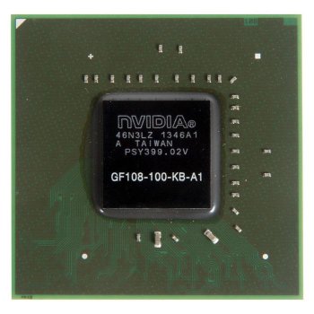 Видеочип NVIDIA GF108-100-KB-A1 GT430 с разбора