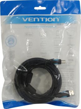 Кабель Vention <VAS-A16-B800> USB 2.0 A-->B 8м 2 фильтра