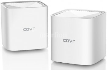 Маршрутизатор бесшовный mesh D-Link COVR-1102 AC1200 10/100/1000BASE-TX белый